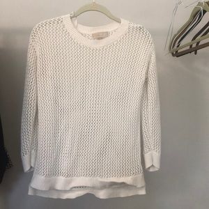 Michael Kors white knit sweater